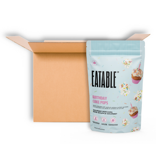 EATABLE POPCORN BIRTHDAY CAKE POPS 108G CS6