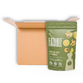 EATABLE POPCORN POP THE SALT & TEQUILA 125G CS6