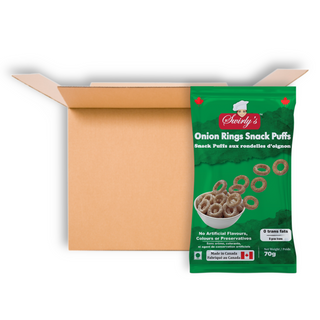 SWIRLY'S SNACK PUFFS ONION RINGS 70G CS20