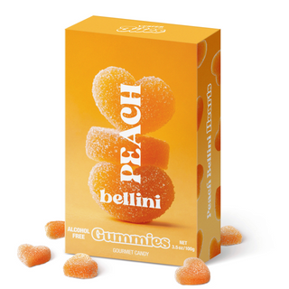 VESPER BITES GUMMIES PEACH BELLINI HEARTS 100G