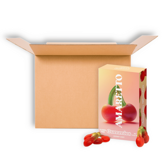 VESPER BITES GUMMIES AMARETTO CHERRIES 100G CTN12