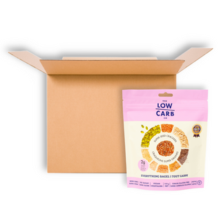 THE LOW CARB CO. SEED CRACKERS - EVERYTHING BAGEL 101G CS12