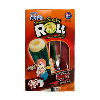 SELECO SEAWEED SUSHI ROLL SPICY 6CT