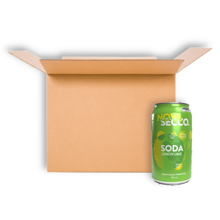 NOVASECCO PREBIOTICS SODA LEMON LIME 355ML CS24