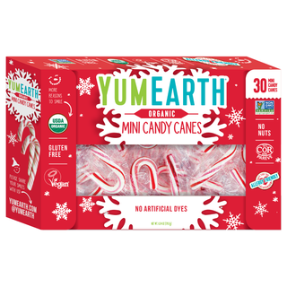 YUMEARTH HOLIDAY ORG MINI CANDY CANES 30CT