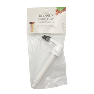 MONIN 750ML SYRUP PUMP WHITE