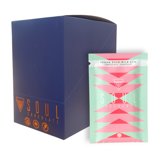 SOUL CHOCOLATE BAR VEGAN MILK CHOCO 25G CTN15