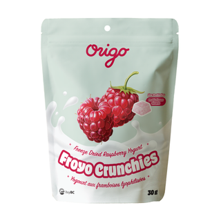 ORIGO FROYO CRUNCHIES RASPBERRY 30G