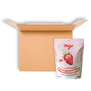 ORIGO FROYO CRUNCHIES STRAWBERRY 30G CS6