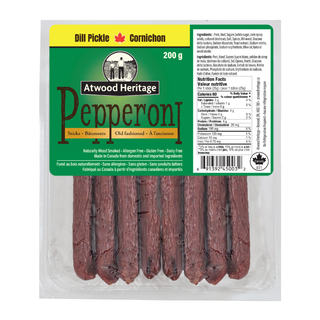 ATWOOD HERITAGE PEPPERONI STICKS DILL PICKLE 200G