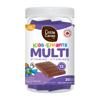 LITTLE CACAO CHOC MULTIVITAMINS KIDS 20CT