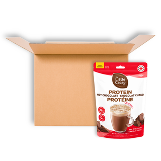 LITTLE CACAO PROTEIN HOT CHOC MILK CHOCOLATE 320G CS6