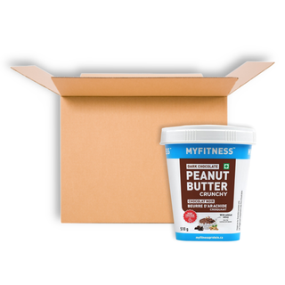 MYFITNESS HIGH PROTEIN DARK CHOCO PB CRUNCHY 510G CS12