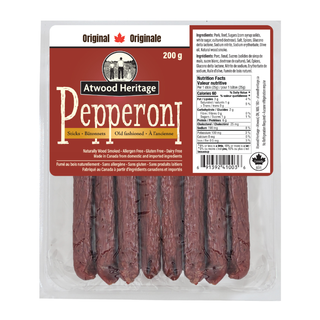 ATWOOD HERITAGE PEPPERONI STICKS ORIGINAL 200G