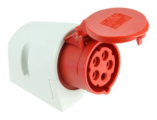 WALL SOCKET 16A 4P 6h IP44