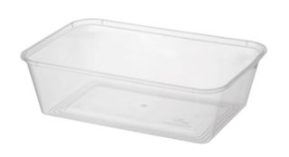 650ml RECT PLASTIC CONTAINERS (50)
