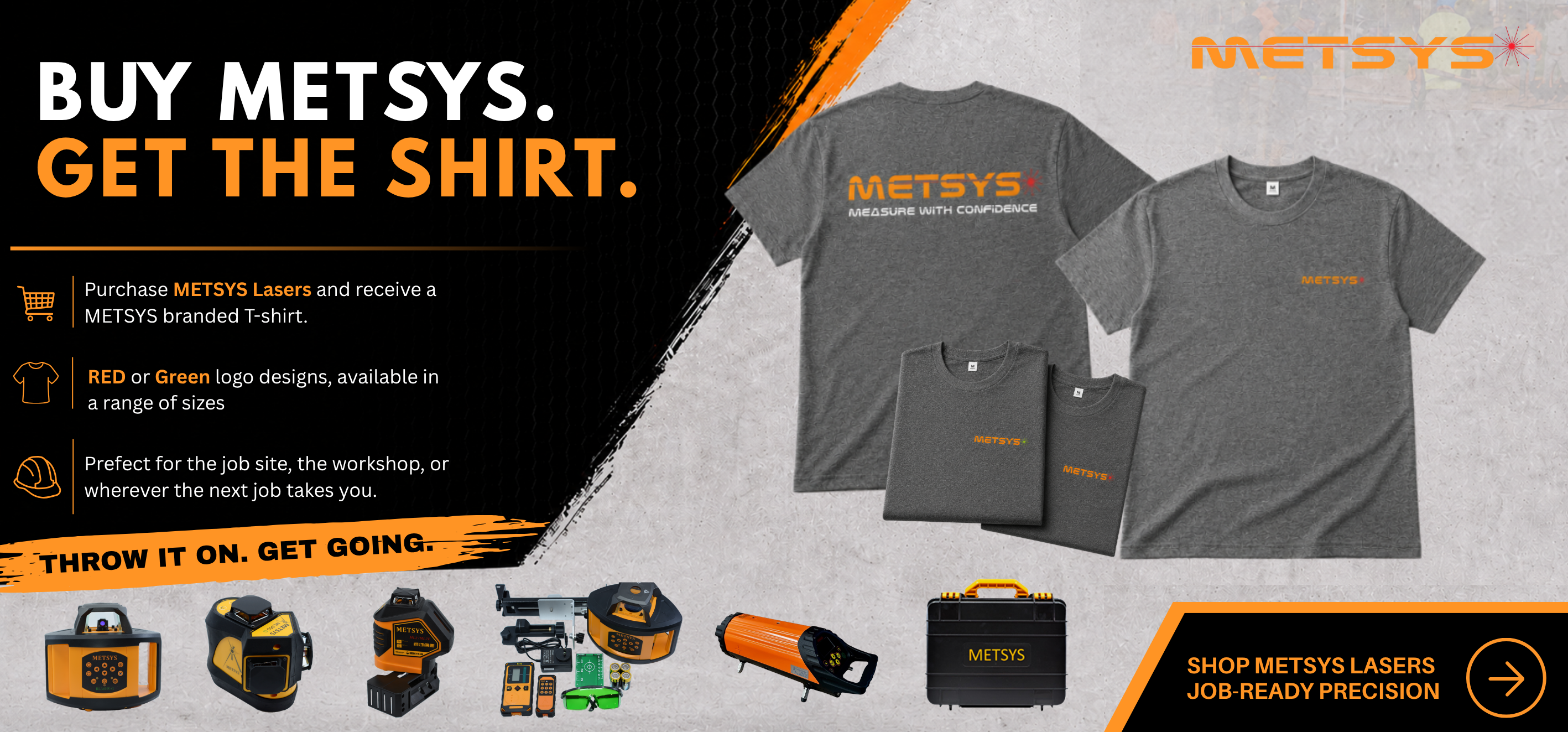 METSYS Laser Free T-Shirt Promotion