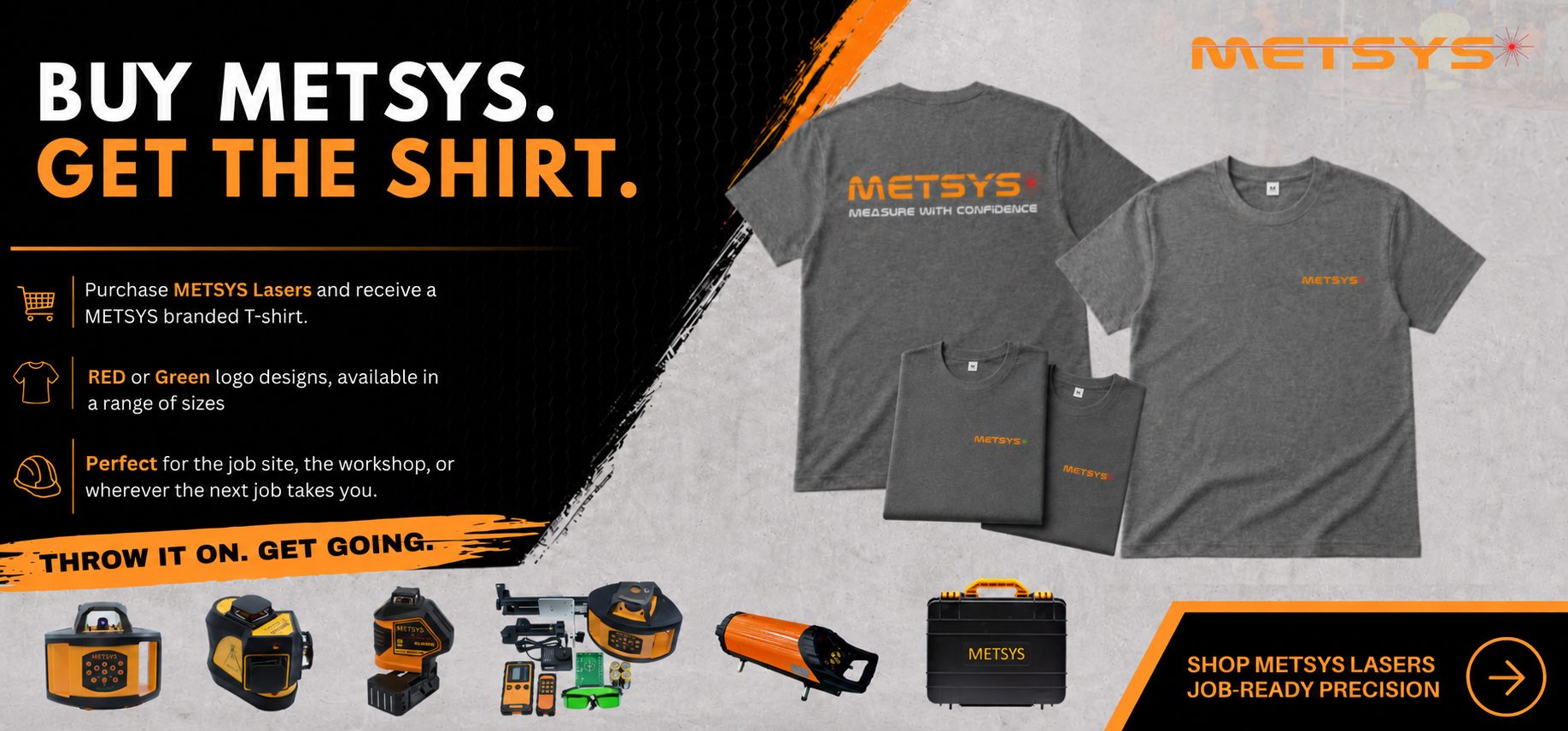 METSYS Laser Free T-Shirt Promotion