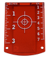 Red magnetic grid target