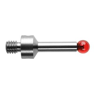 M4 Ø3 mm ruby ball, stainless steel stem