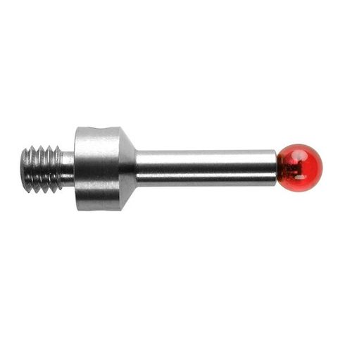 M4 Ø3 mm ruby ball, stainless steel stem