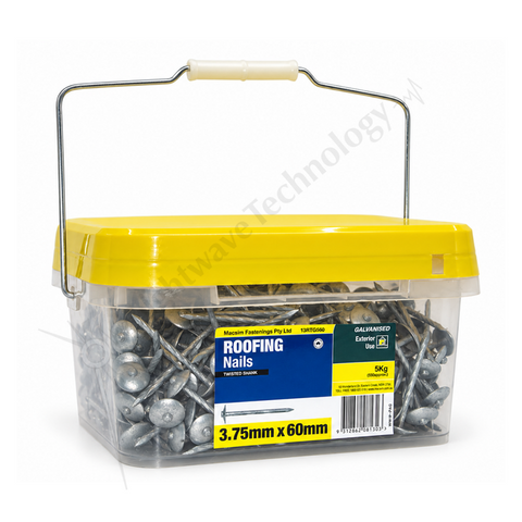 Macsim Roofing Nails 3.75 x 60mm – 5kg