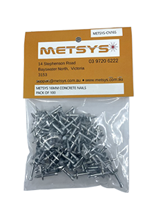 Metsys Concrete Nails 16mm pk100