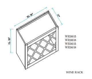 Wall Wine Racks 30"X18"X12"