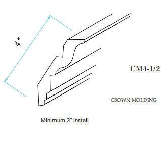 Crown Molding 4 1/2