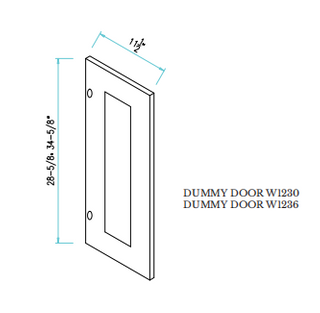 Dummy Door W1236
