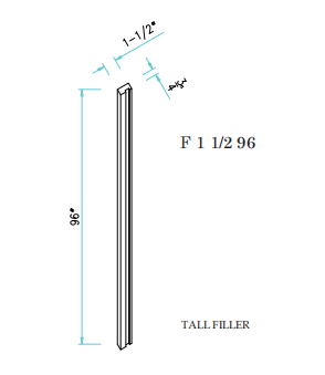 Tall Filler 6 X 96
