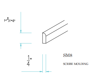 Scribe Molding