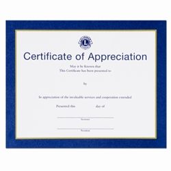 Award Certificates