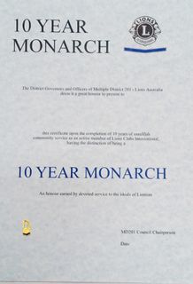 Mon Chevron Tab & Certificate