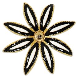 Enamel Flower Pin