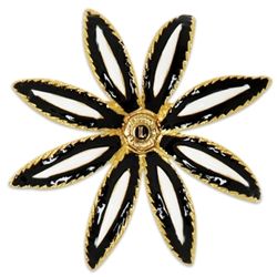 Enamel Flower Pin