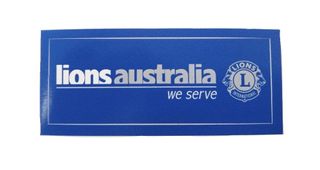 Lions Aus Small Decal - 2.5"