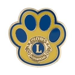 Lions Paw Lapel Pin