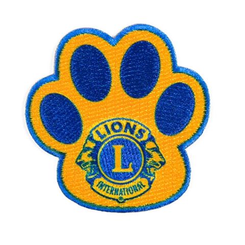 LIONS PAW APPLIQUE EMBLEM