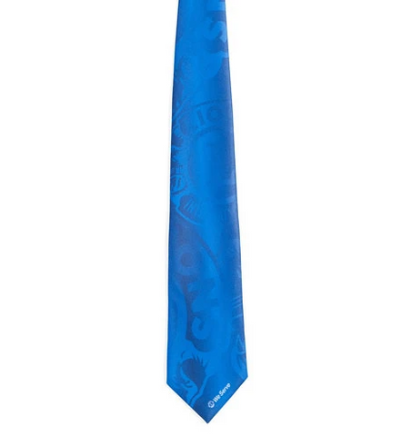 Blue Optic Poly Tie