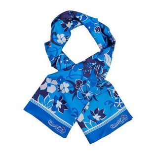 Women in Lions floral scarf
