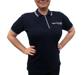 Women's Navy Polo Shirt