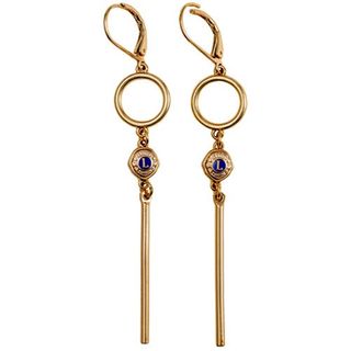 DROP GOLDTONE EARRINGS