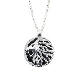 LION HEAD PENDANT NECKLACE