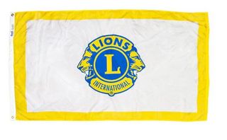 LIONS FLAG OUTDOOR 4X6