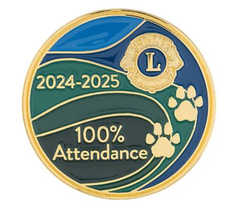 100% ATTENDANCE PIN 2024-2025