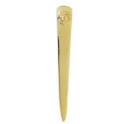 Gold Lions Letter Opener