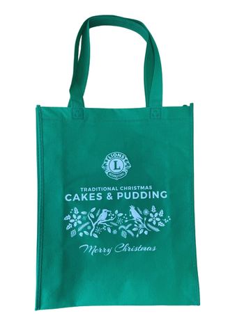 Christmas Cake Gift Bag -Green