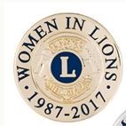 Women In Lions Gold Lapel Pin
