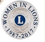 Women Lions Silver Lapel Pin